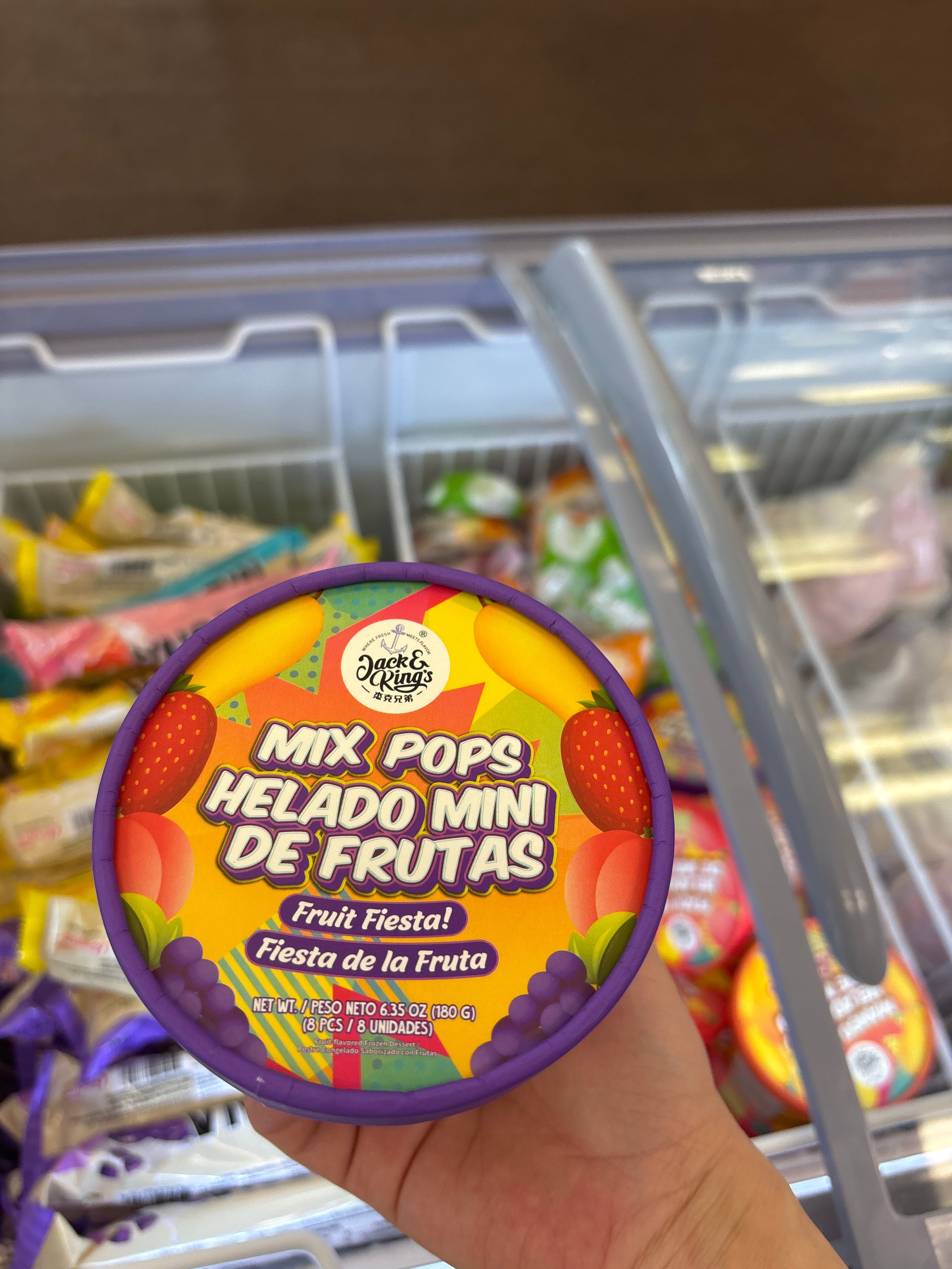 ice cream pops mix flavor