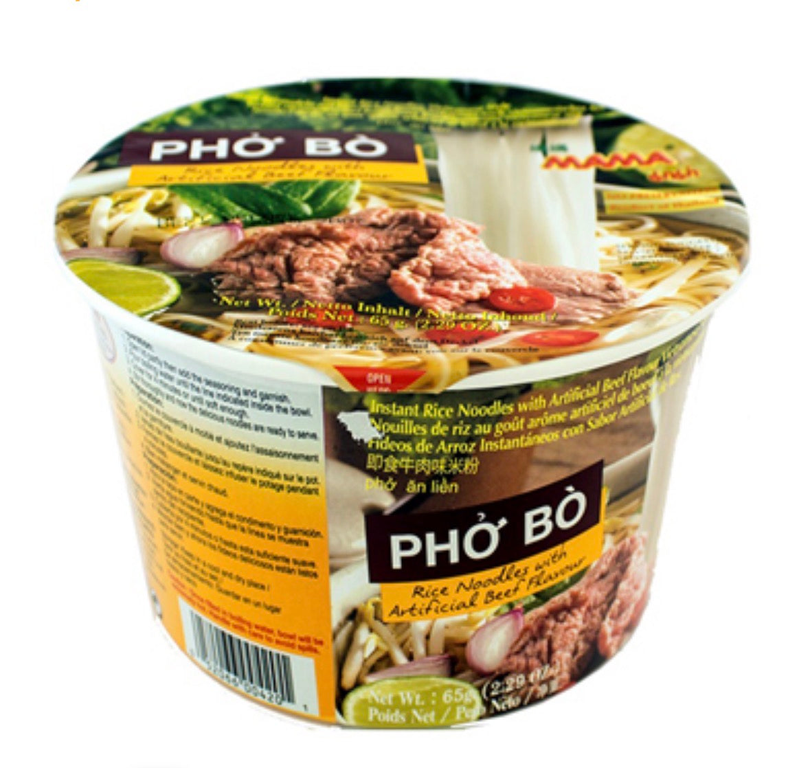 MAMA RICE NOODLE BEEF BOWL PHO Bowl