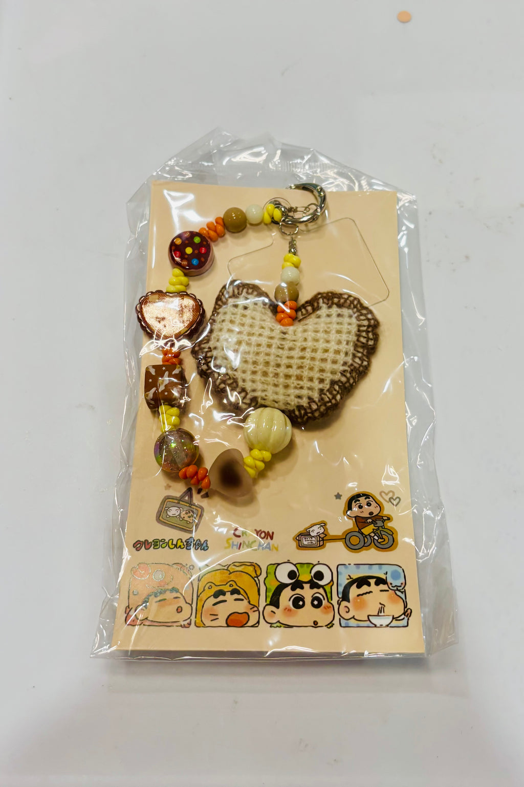Cute Kawaii Beaded Keychain Phone Charm Bracelet Keychain Gift