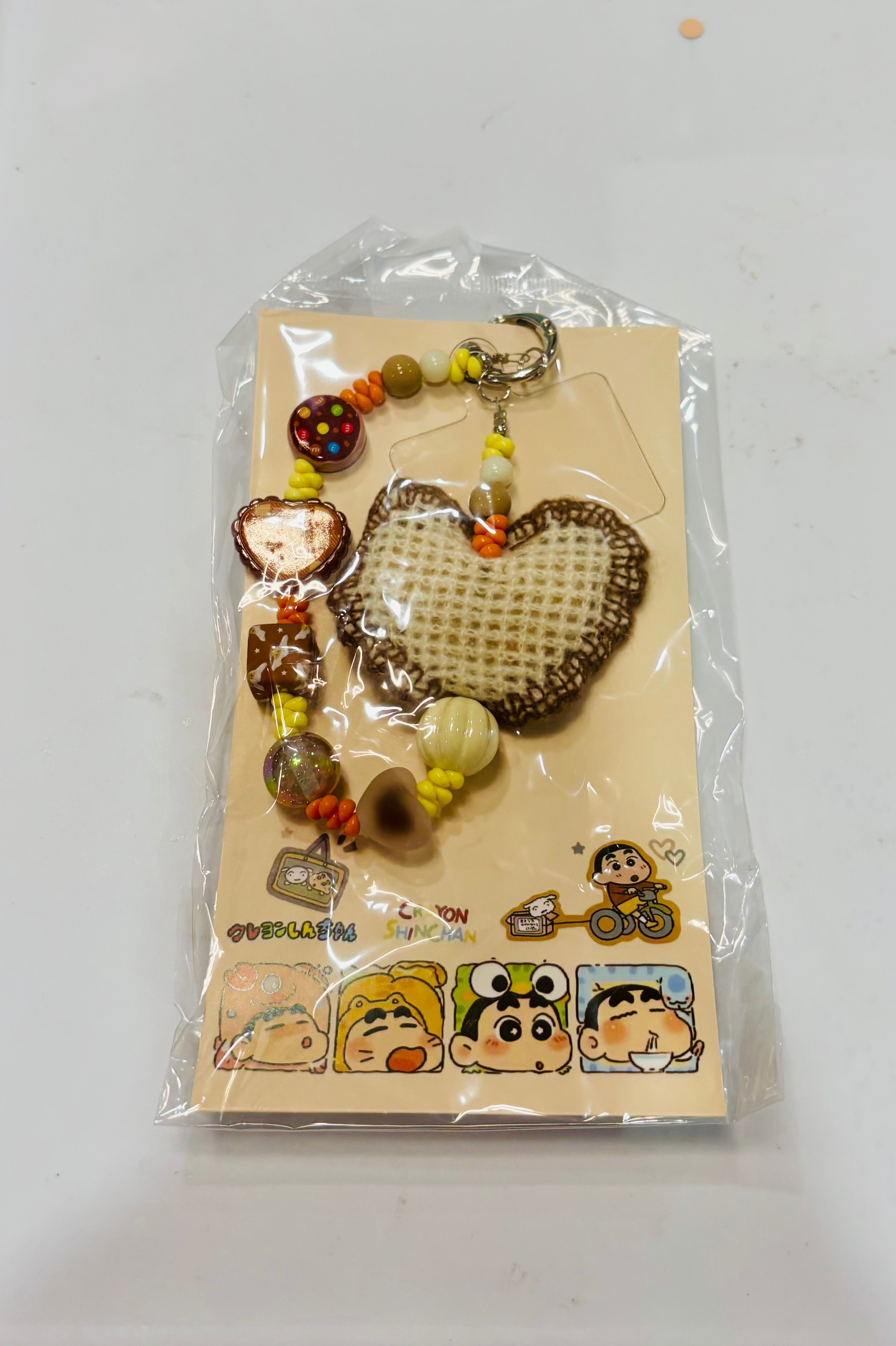 Cute Kawaii Beaded Keychain Phone Charm Bracelet Keychain Gift