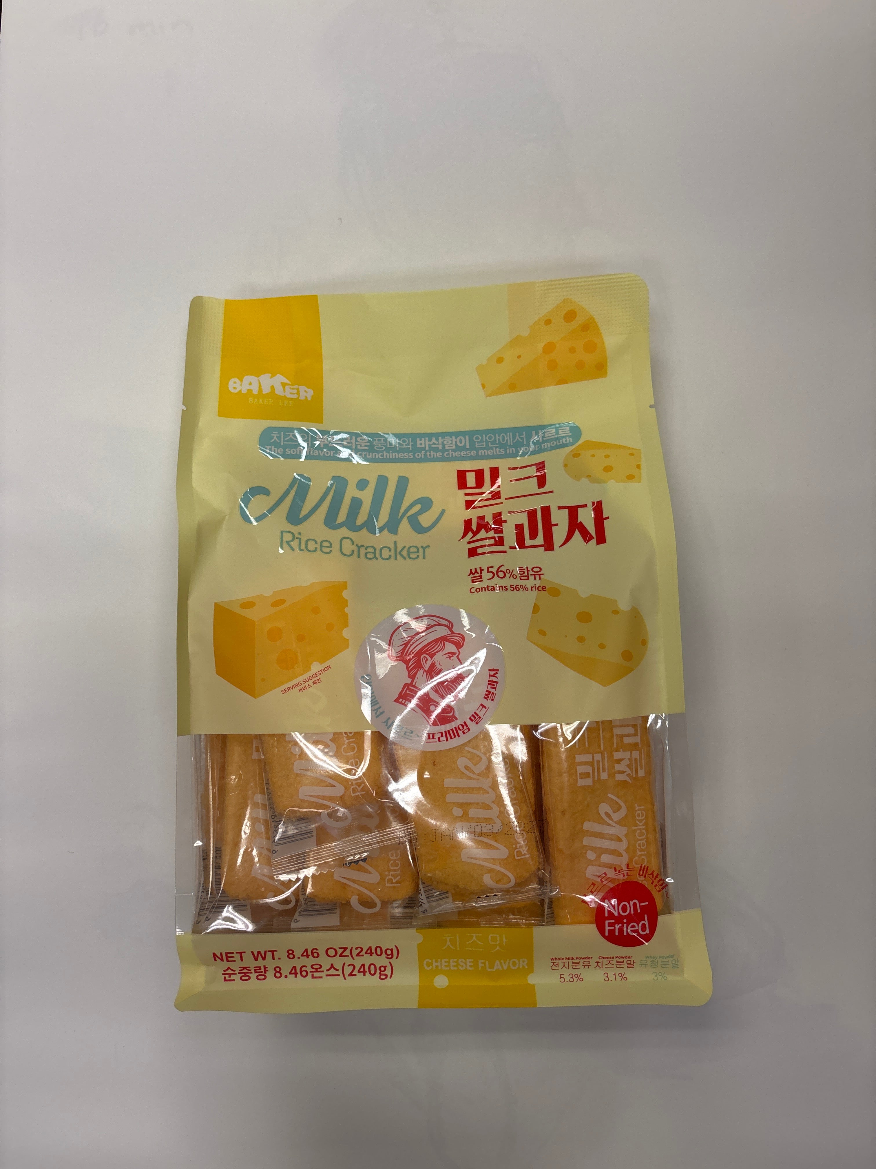 Baker Lee Milk Rice Cracker-cheese Flavor