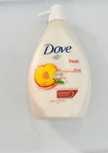 Dove Go Fresh Splash Body Wash 800ml – Nectarine & White Ginger Nourishing Shower Gel with NutriumMoisture