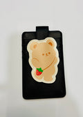 Cute Bear Card Holder Wallet – Slim Credit Card Case with Cartoon Design