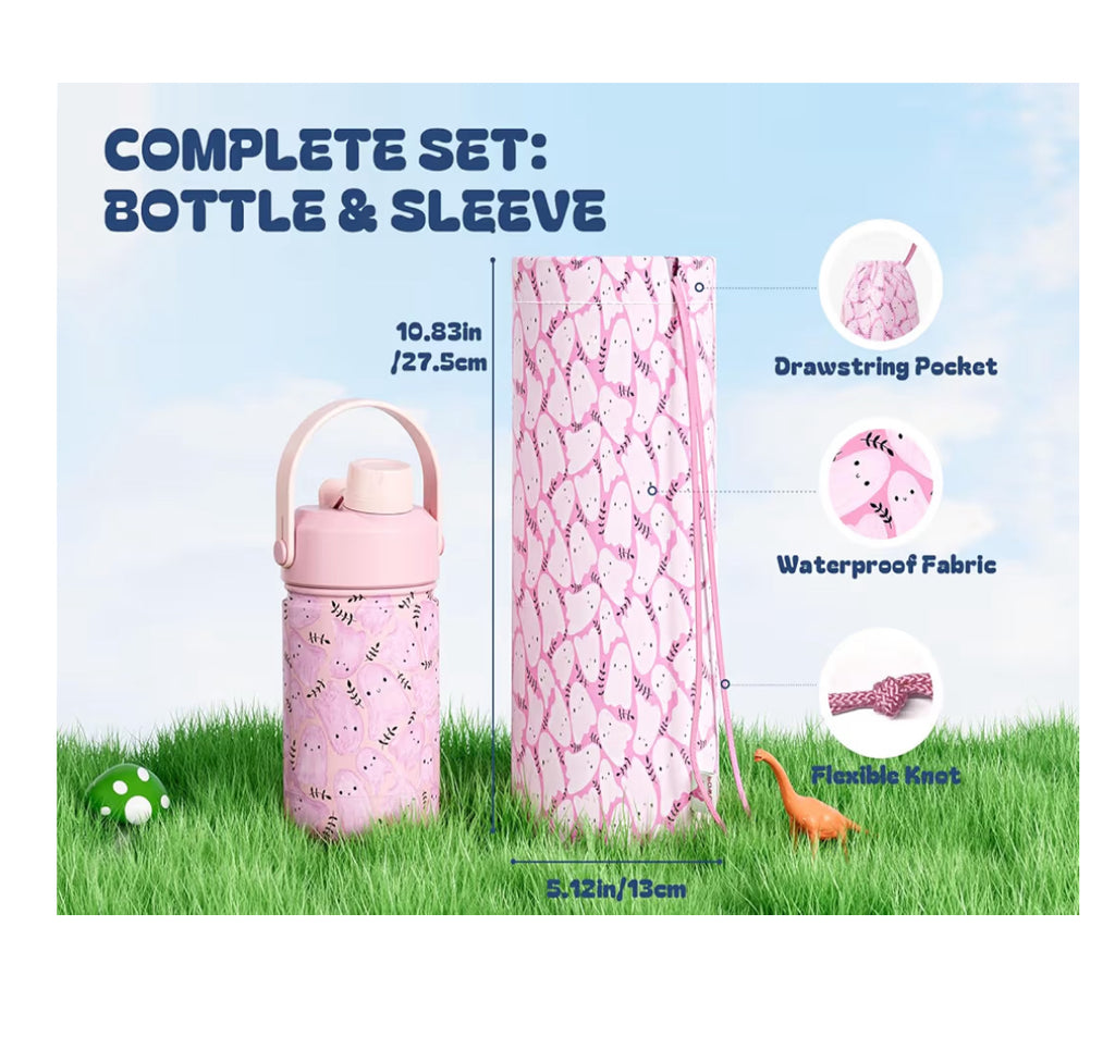 Powcan Kids Insulated Water Bottle Powcan Kids Insulated Water Bottle 12 oz | 2-in-1 Straw Lid