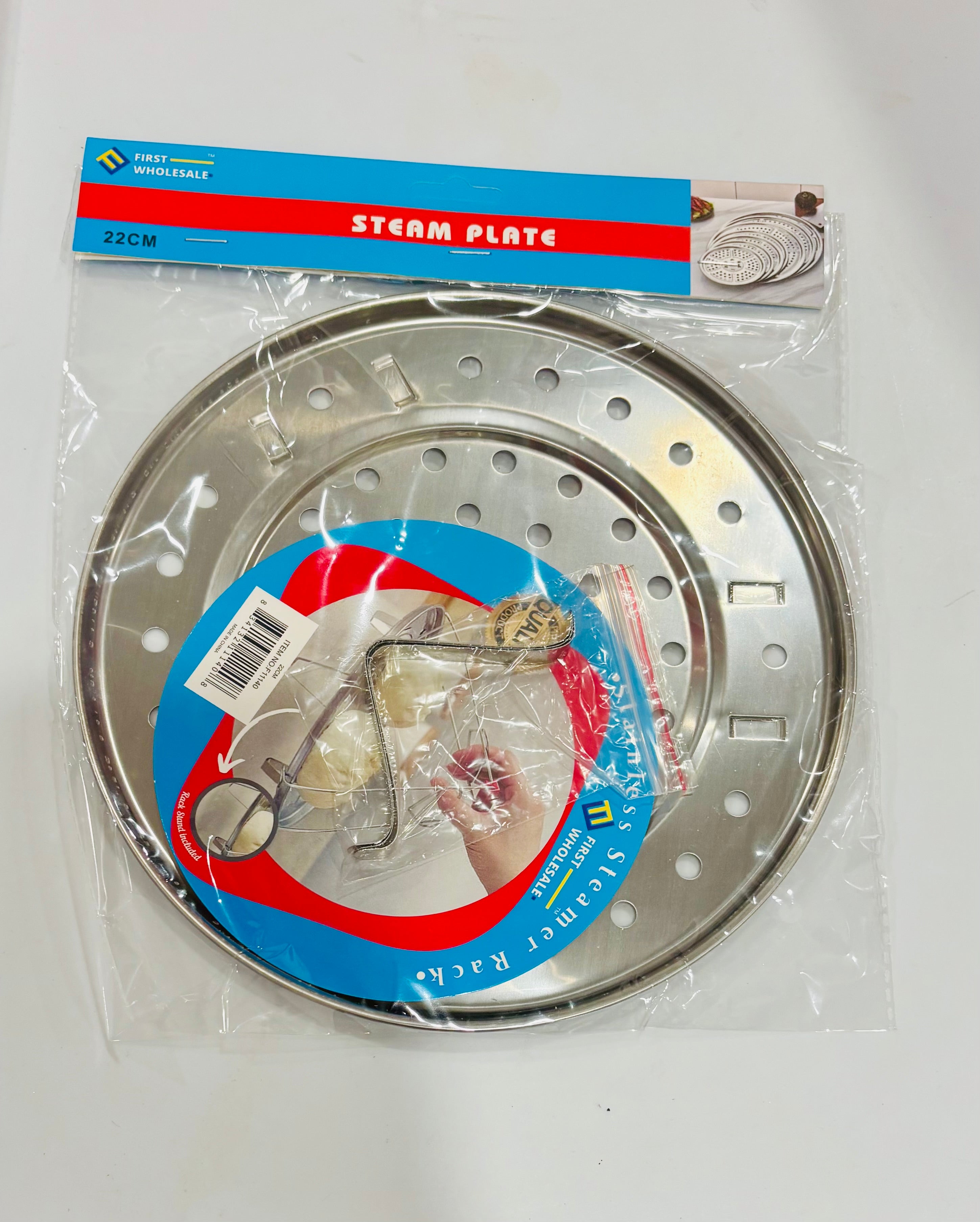 Stainless Steel Steamer Plate – Food Steaming Rack for Pots & Cooking