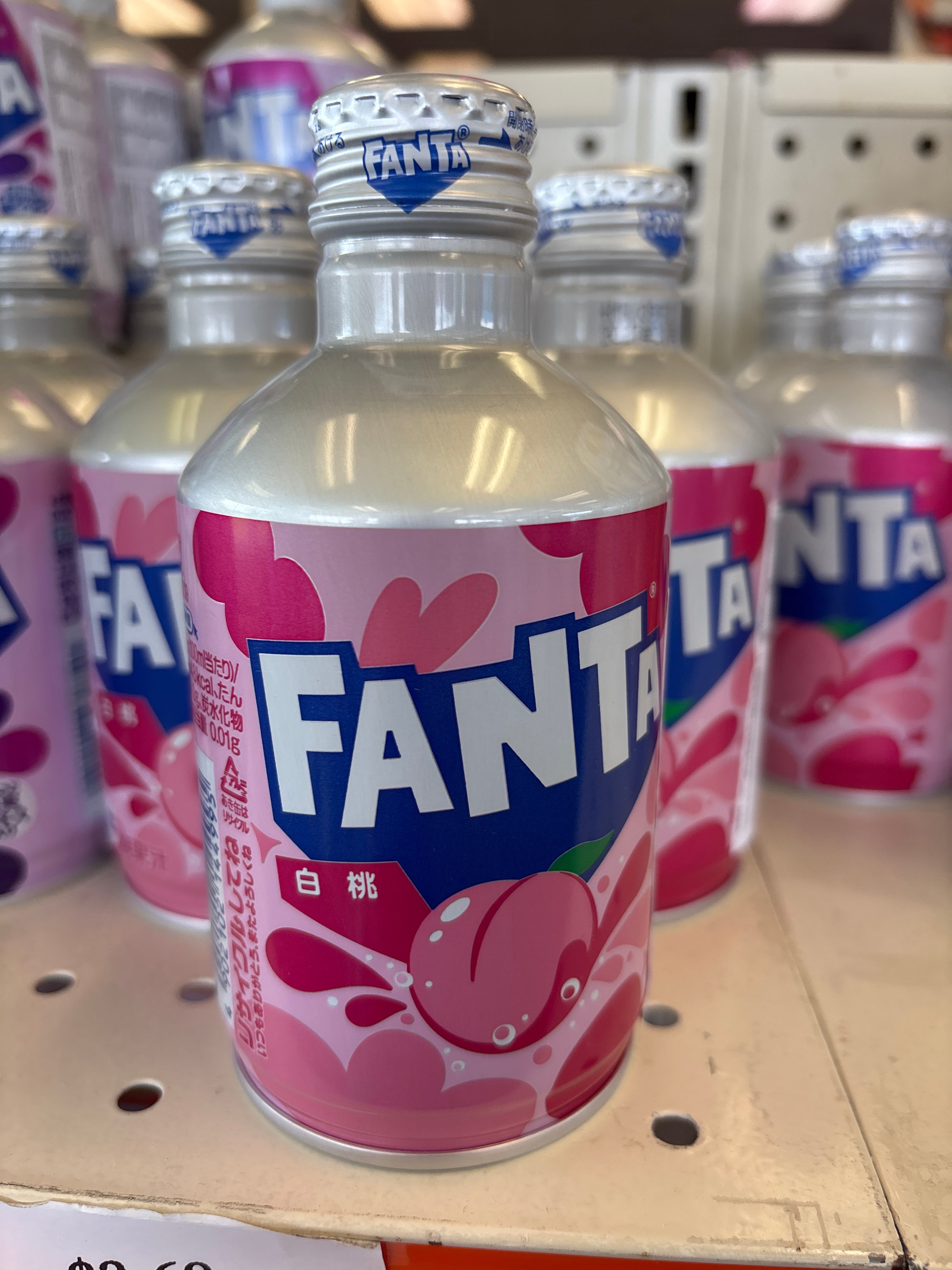 Coca Cola Fanta White Peach 300ml Bottle Can