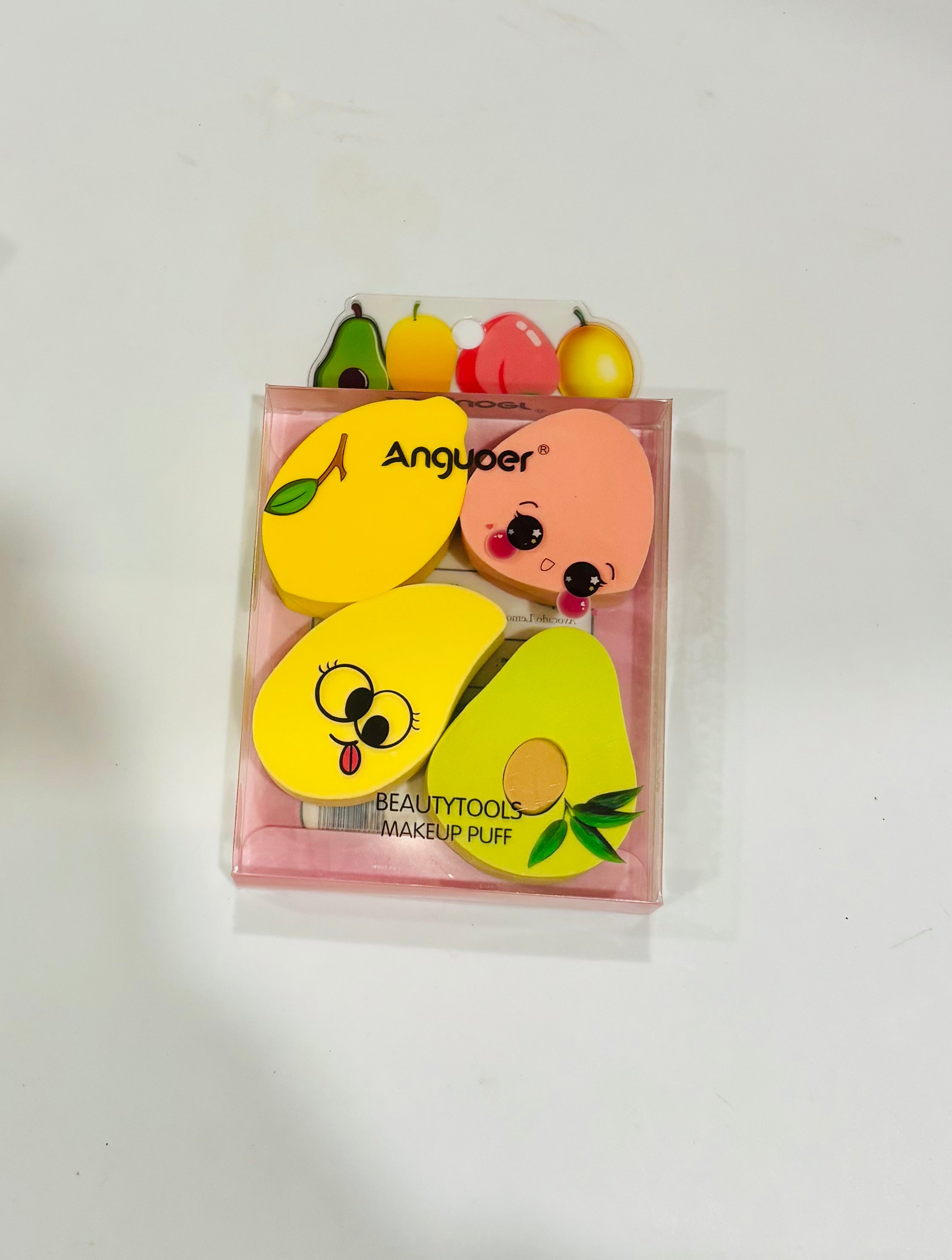 Cute Fruit Makeup Sponge Set – Beauty Blender Puff for Foundation & Makeup