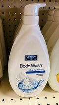 Simply Body Care Silky Hydration Body Wash 34oz – Moisturizing Shower Gel for Soft Skin