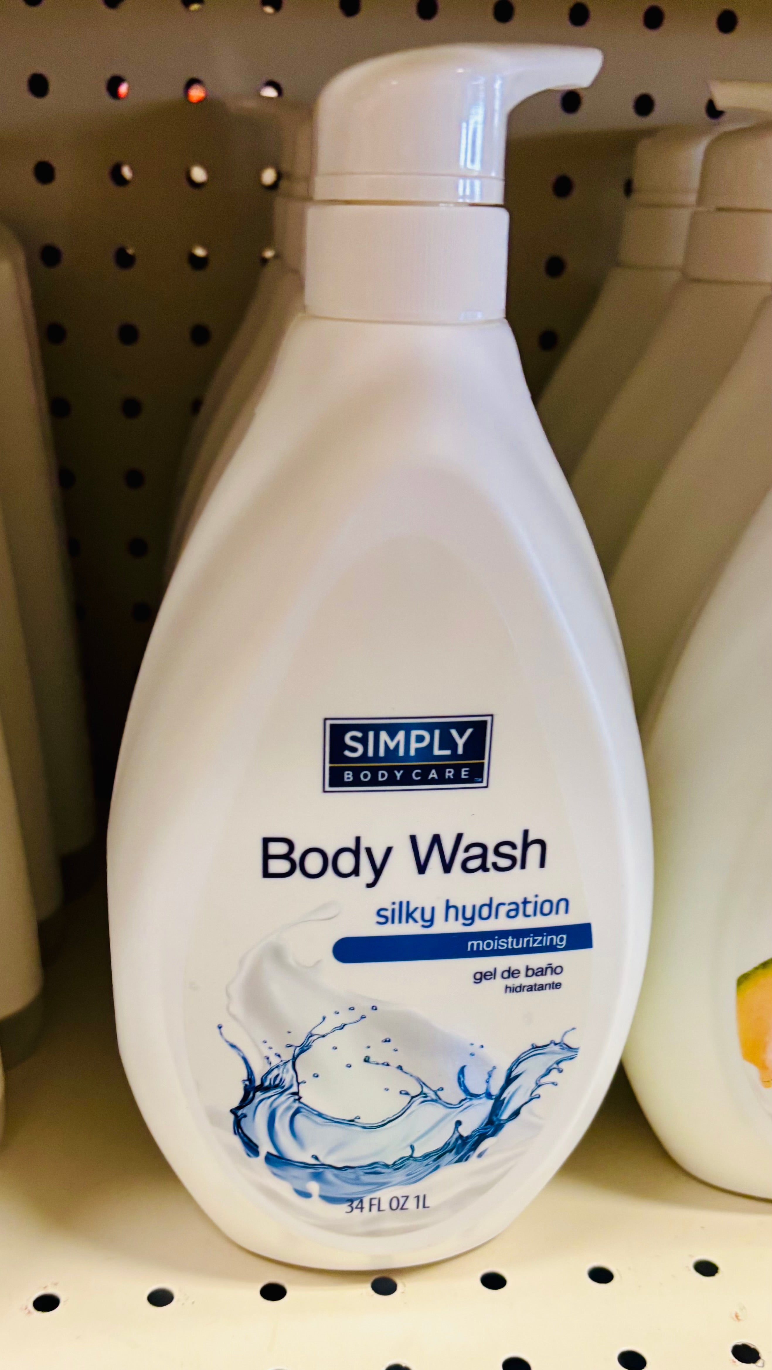 Simply Body Care Silky Hydration Body Wash 34oz – Moisturizing Shower Gel for Soft Skin