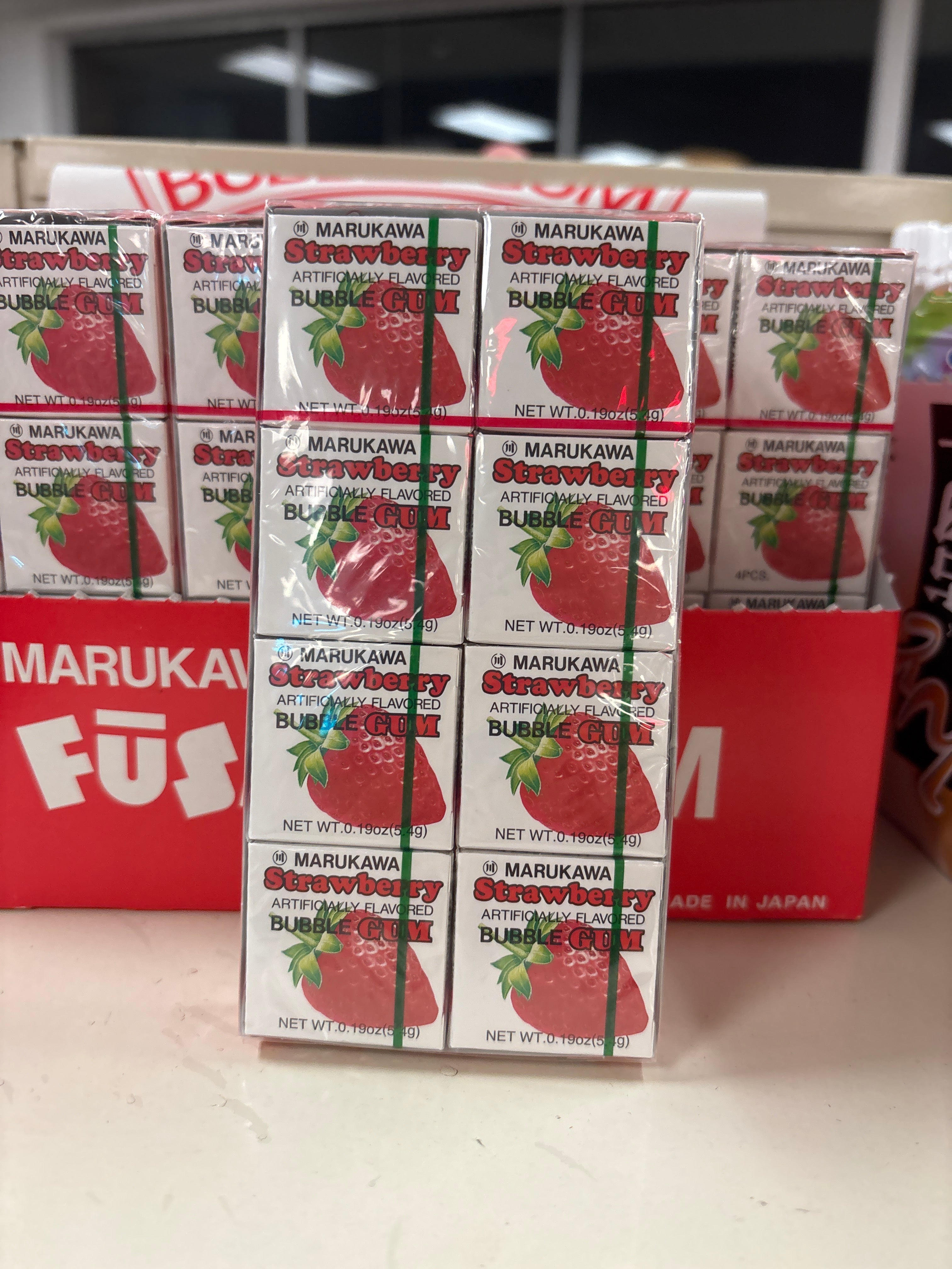 Bubble Gum Strawberry 8 packs