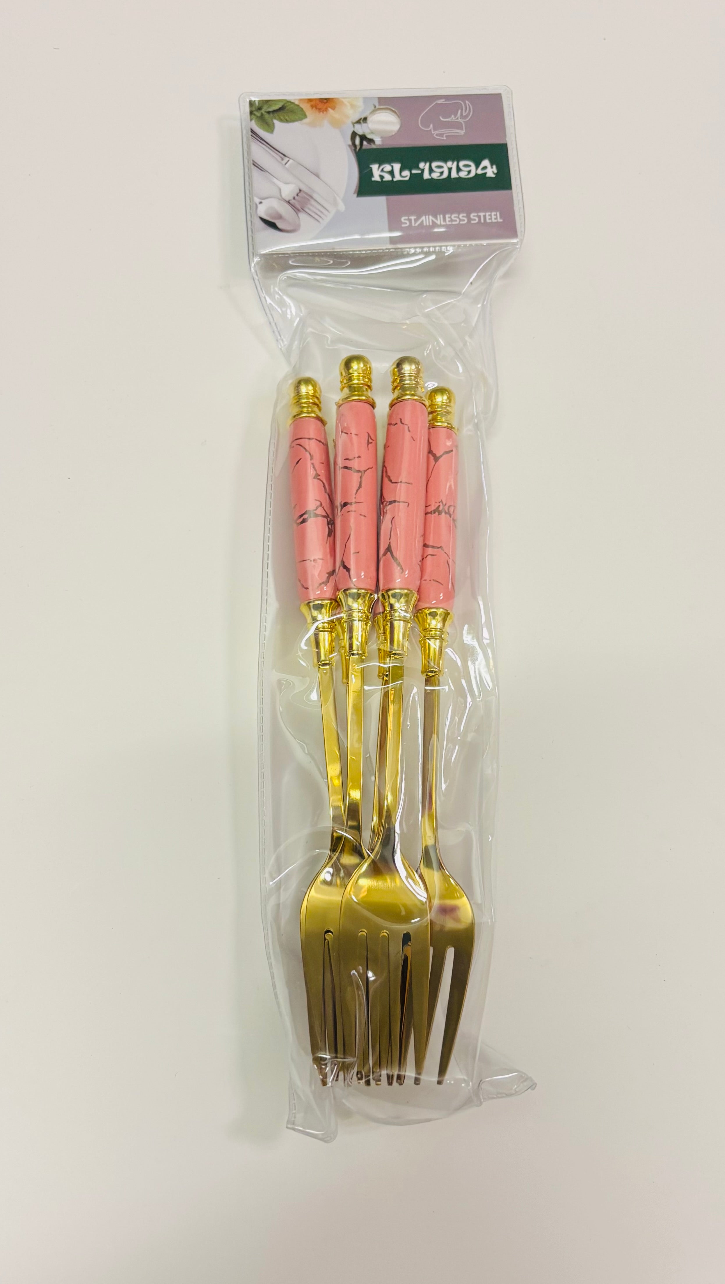 Stainless Steel Dessert Fork Set – Elegant Fruit Forks (6Pack)