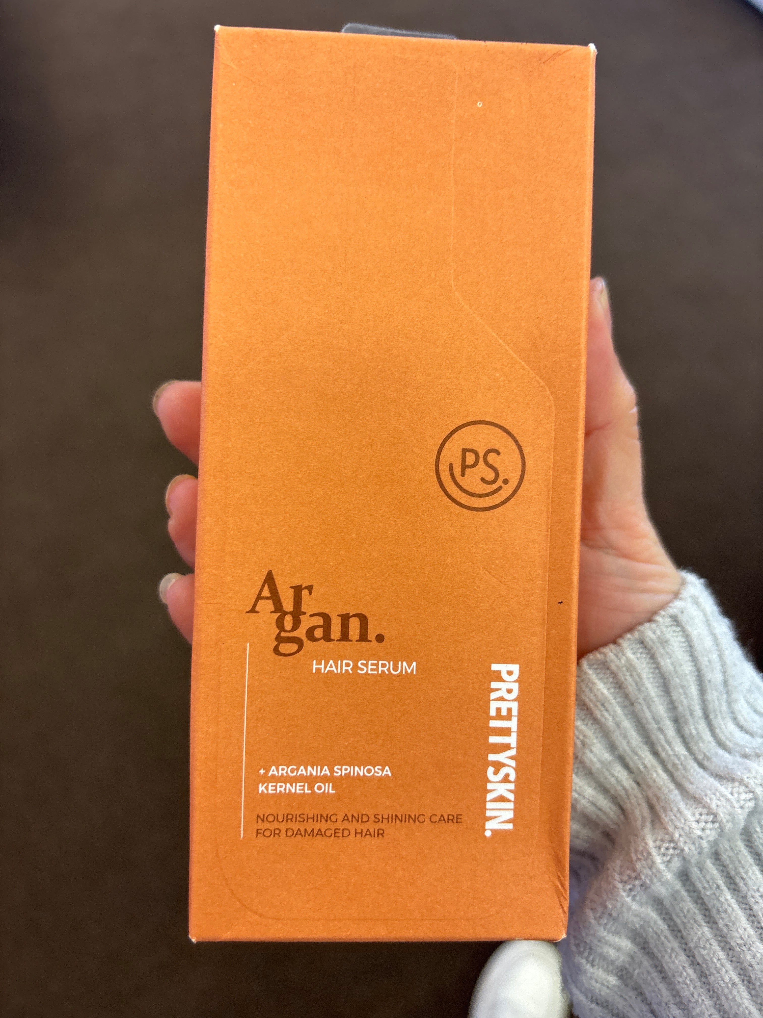 PRETTYSKIN Argan Hair Serum – Nourishing Moroccan Argan Oil for Dry & Damaged Hair (Shine & Repair)
