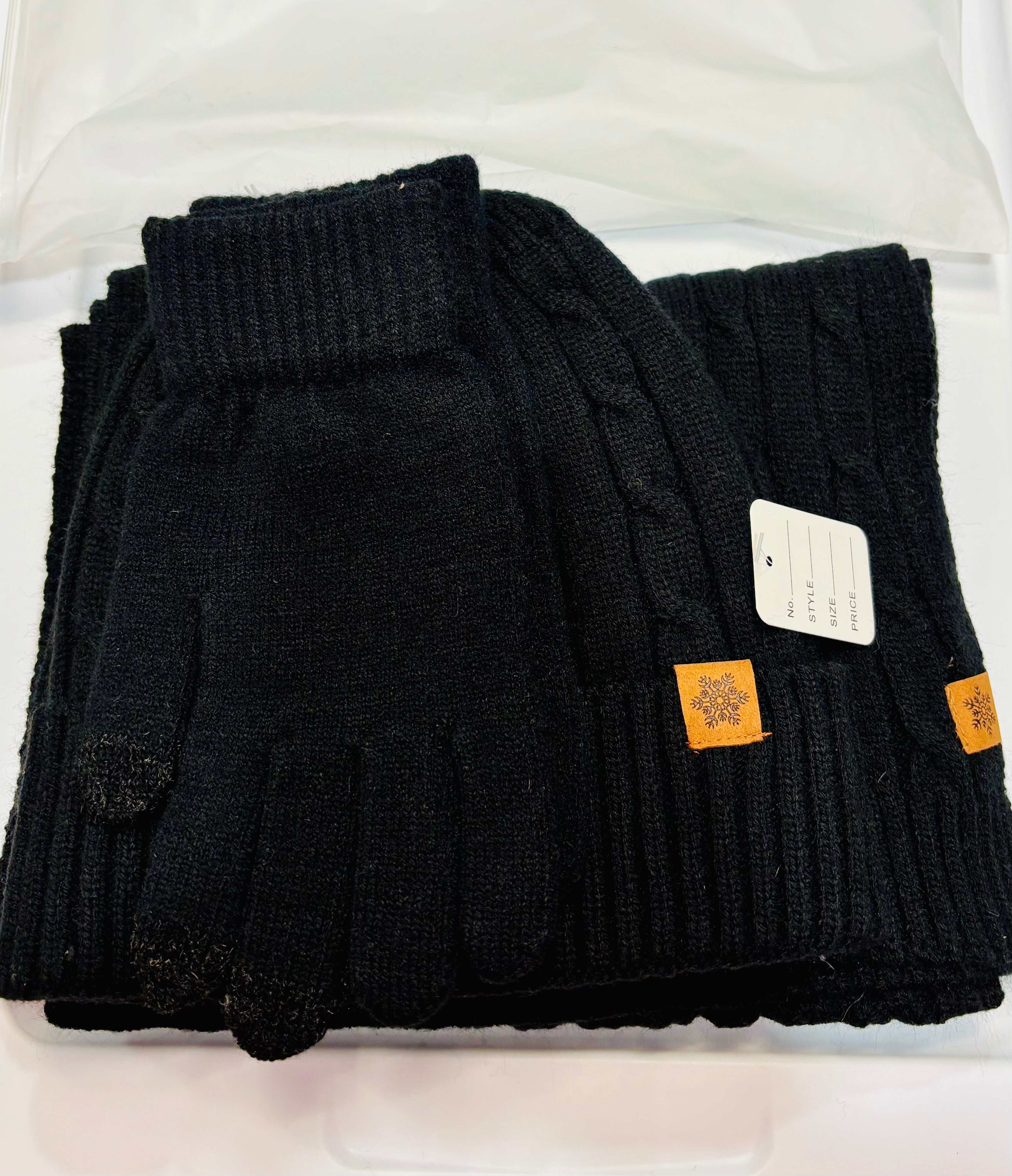 Winter Warm Hat,Scarf and Gloves 3pcs Set – Soft Knit Cold Weather Accessories
