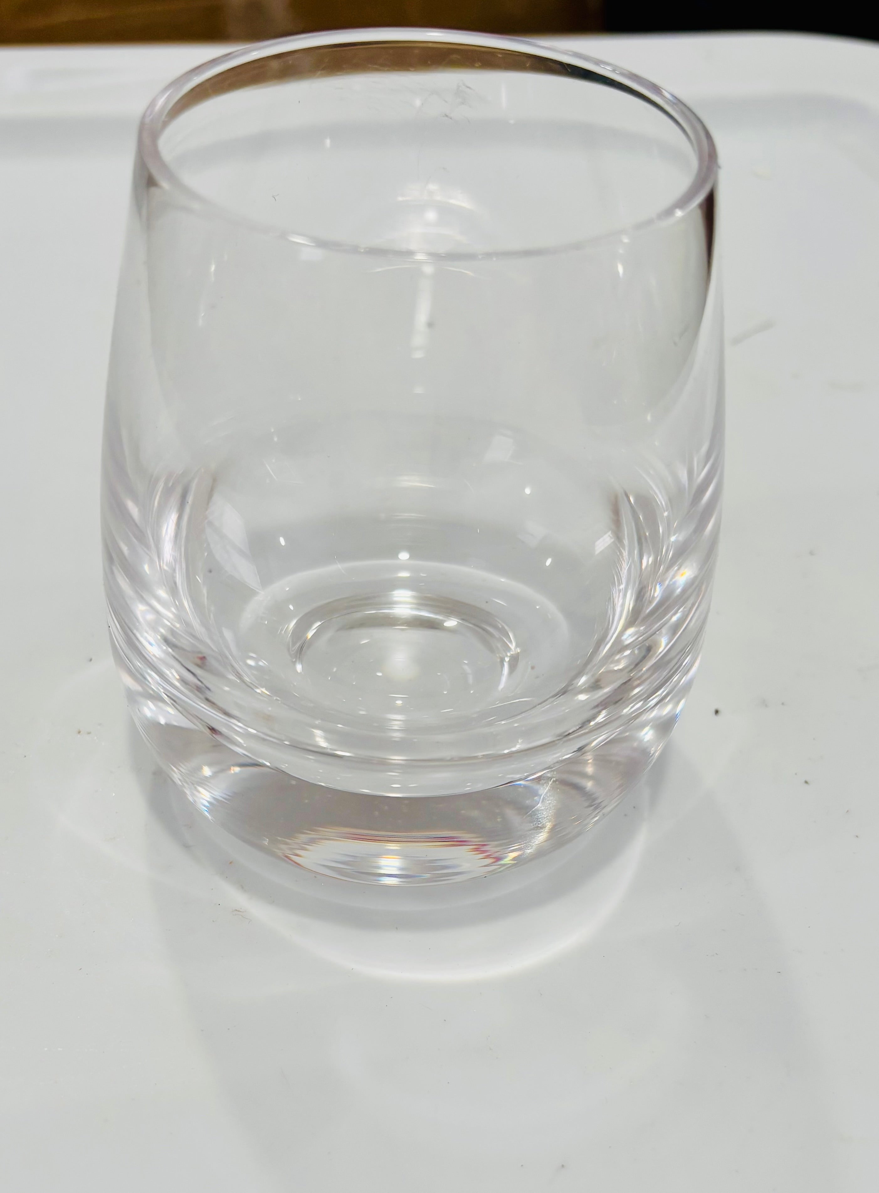 Clear Glass Tumbler Drinking Glass Thick Base Water Juice Whiskey Glass