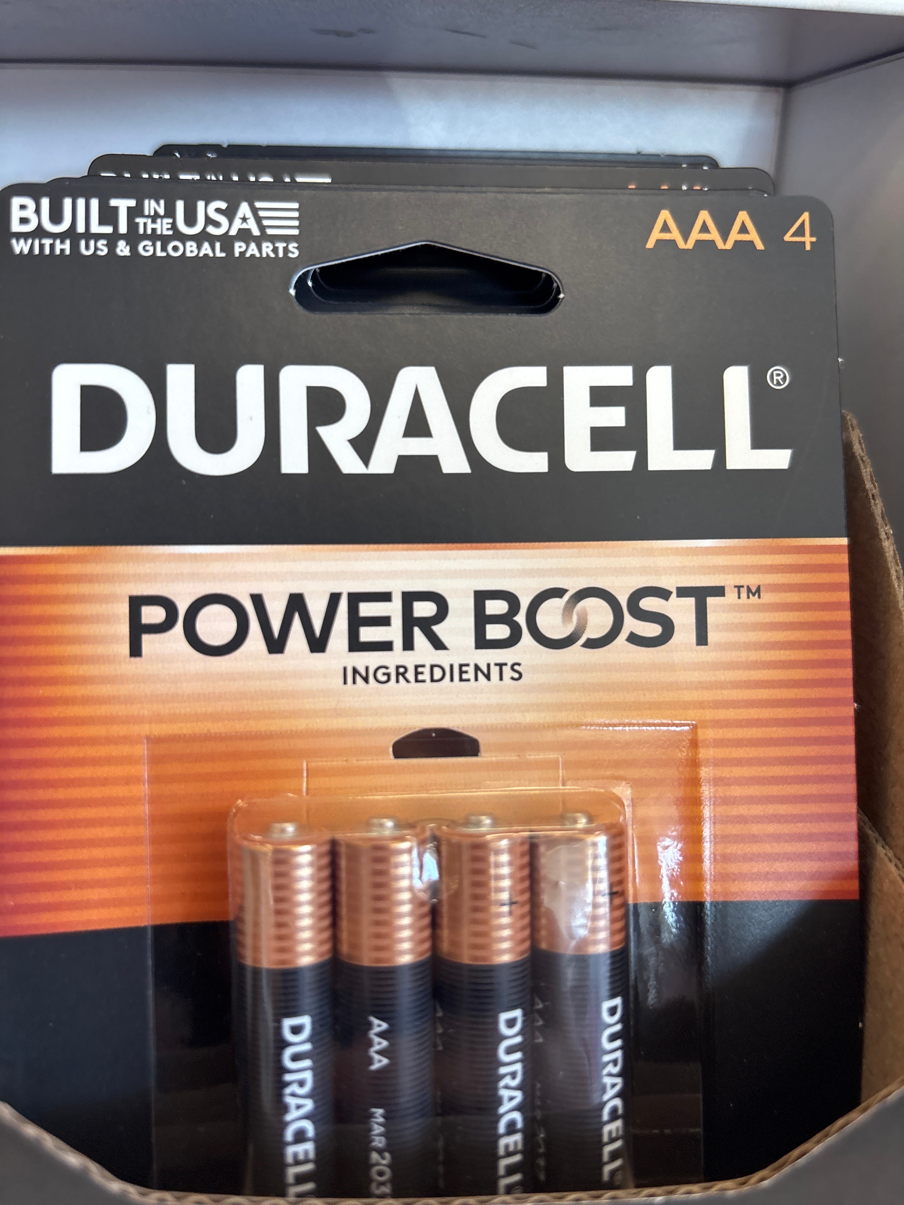 Duracell Battery AAA 4pcs Set