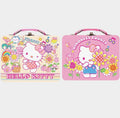 Hello Kitty Metal Storage Tin Case Cute Sanrio Lunch Box