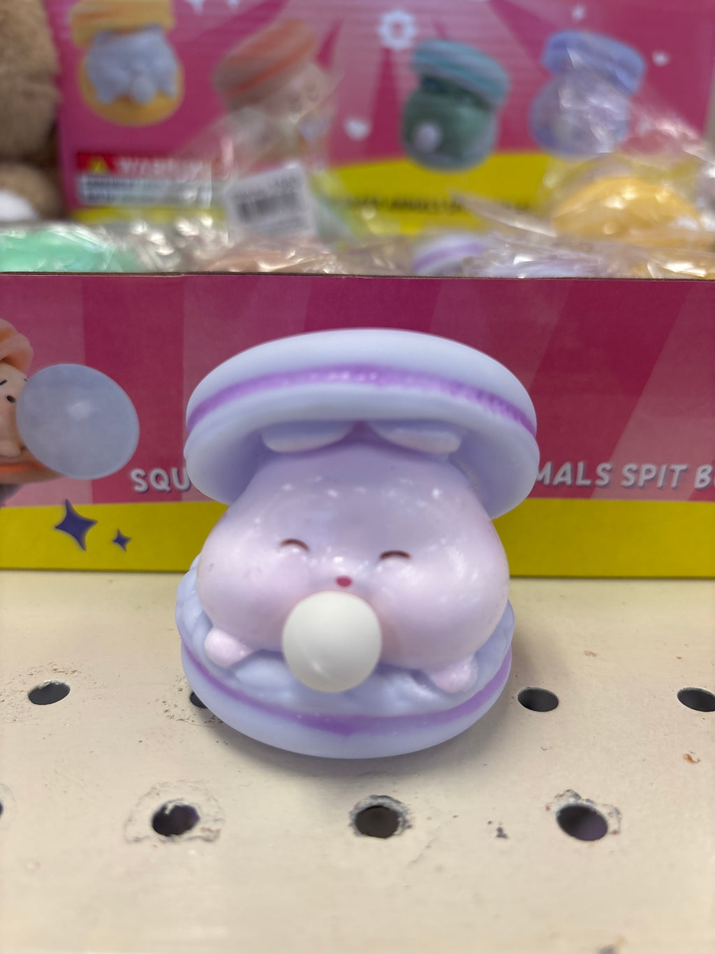 Cute Mochi Squishy Toy – Bubble Blowing Animal Stress Relief Toy (Kawaii Fidget Toy Gift)