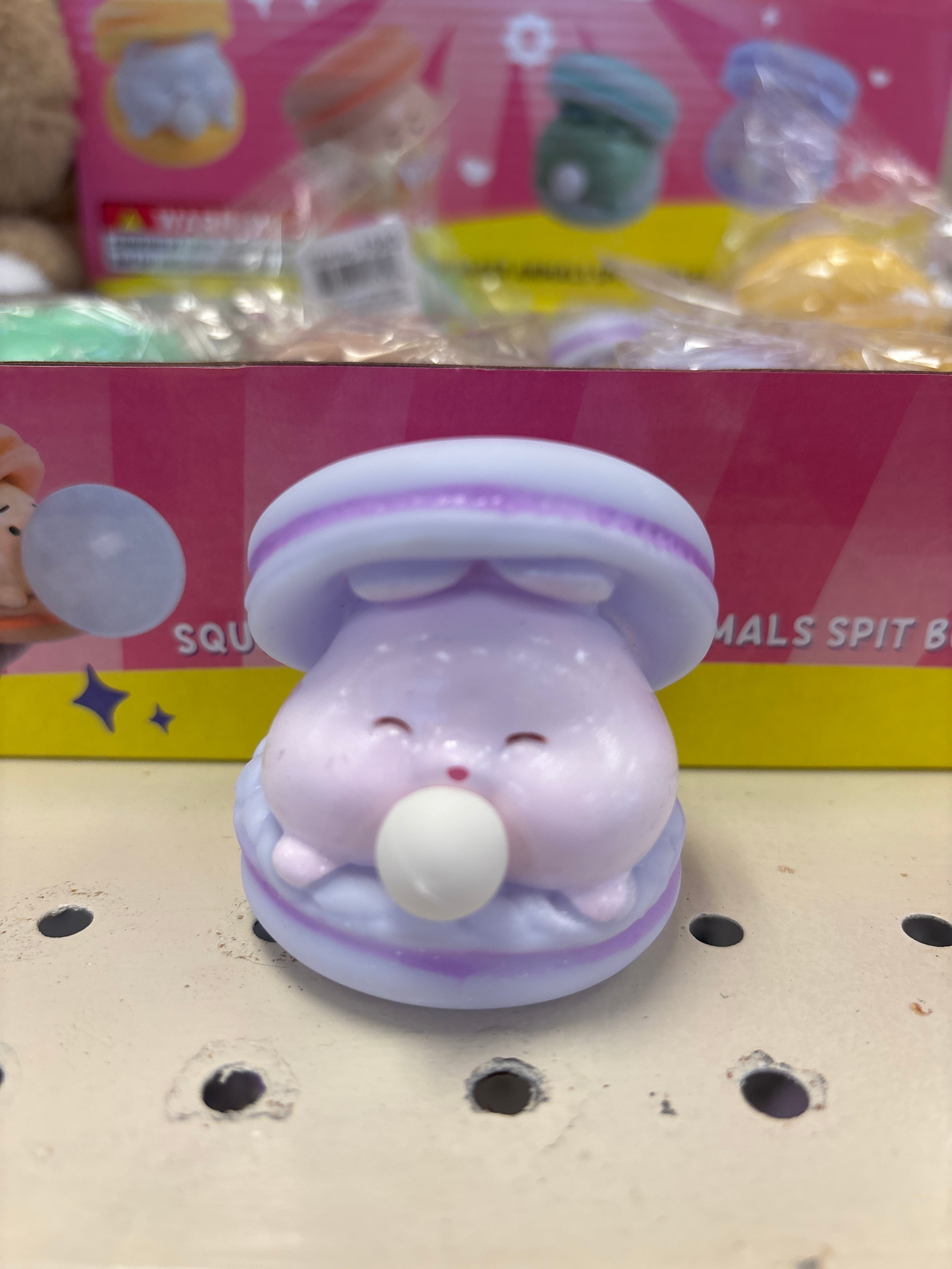 Cute Mochi Squishy Toy – Bubble Blowing Animal Stress Relief Toy (Kawaii Fidget Toy Gift)
