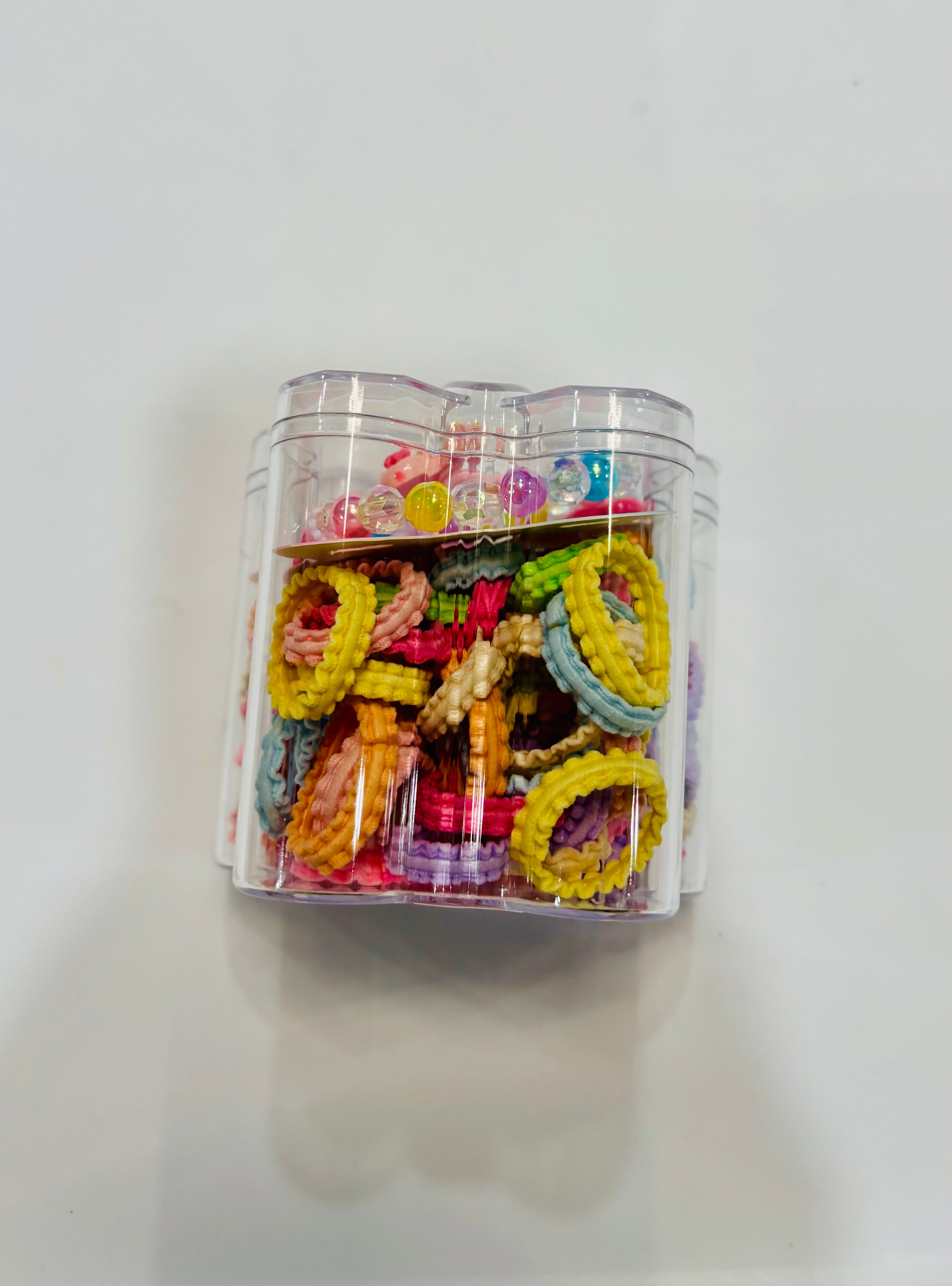 Cute Hair Tie Set in Butterfly Box – Colorful Elastic Hair Bands for Girls