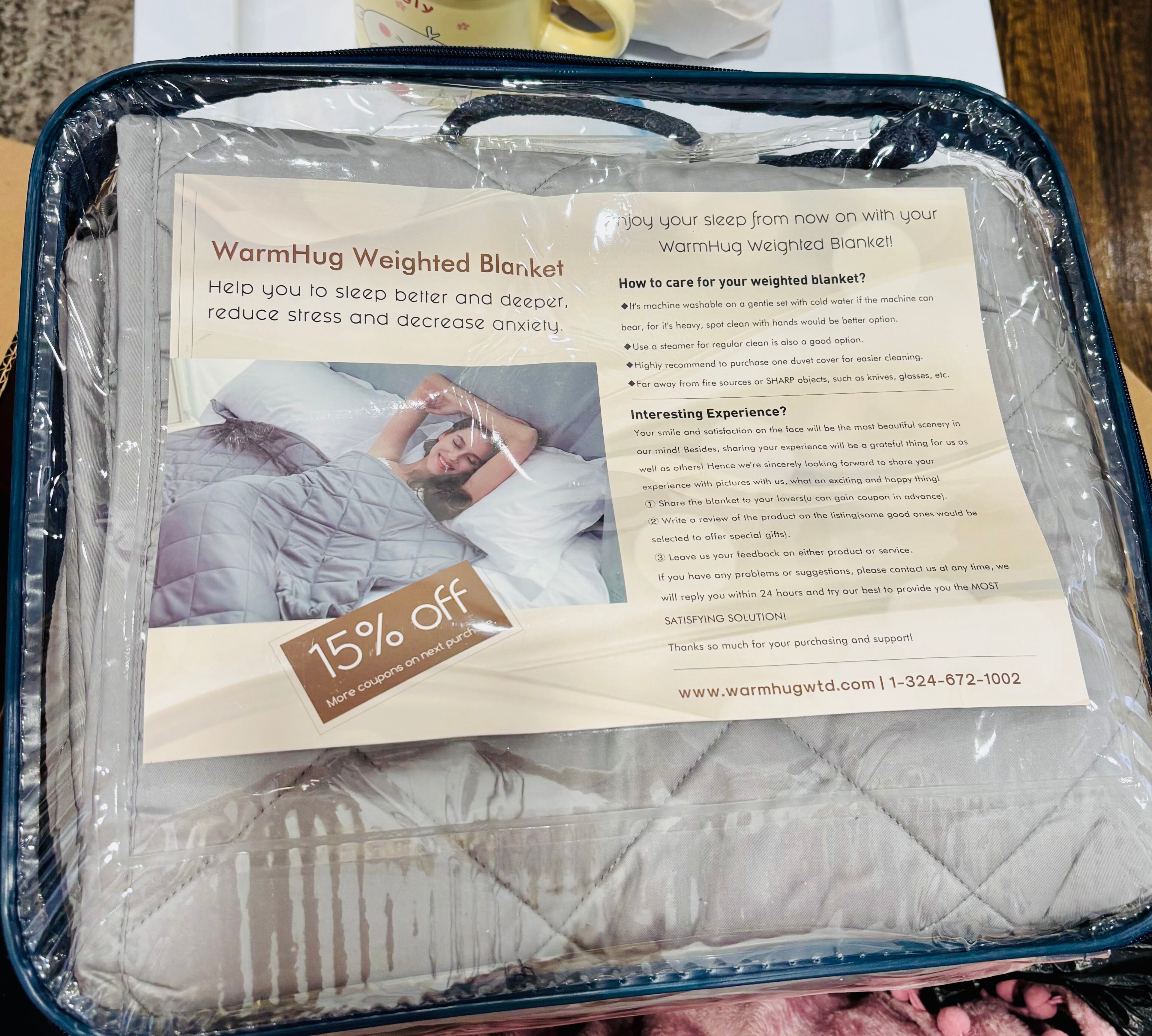 Weighted Blanket – Soft Warm Heavy Blanket for Better Sleep