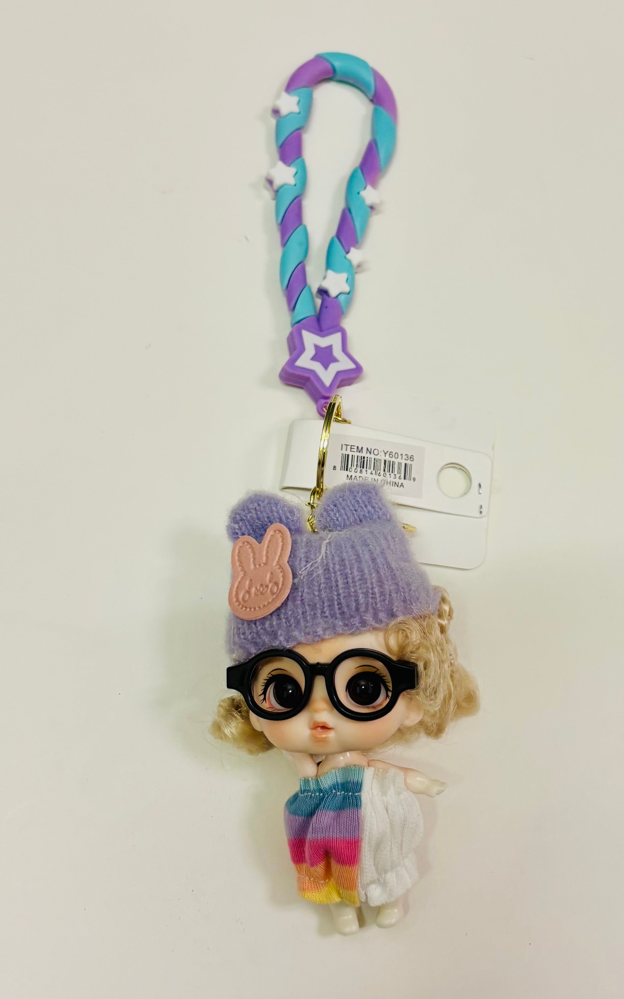 Cute Doll Keychain – Kawaii Bag Charm
