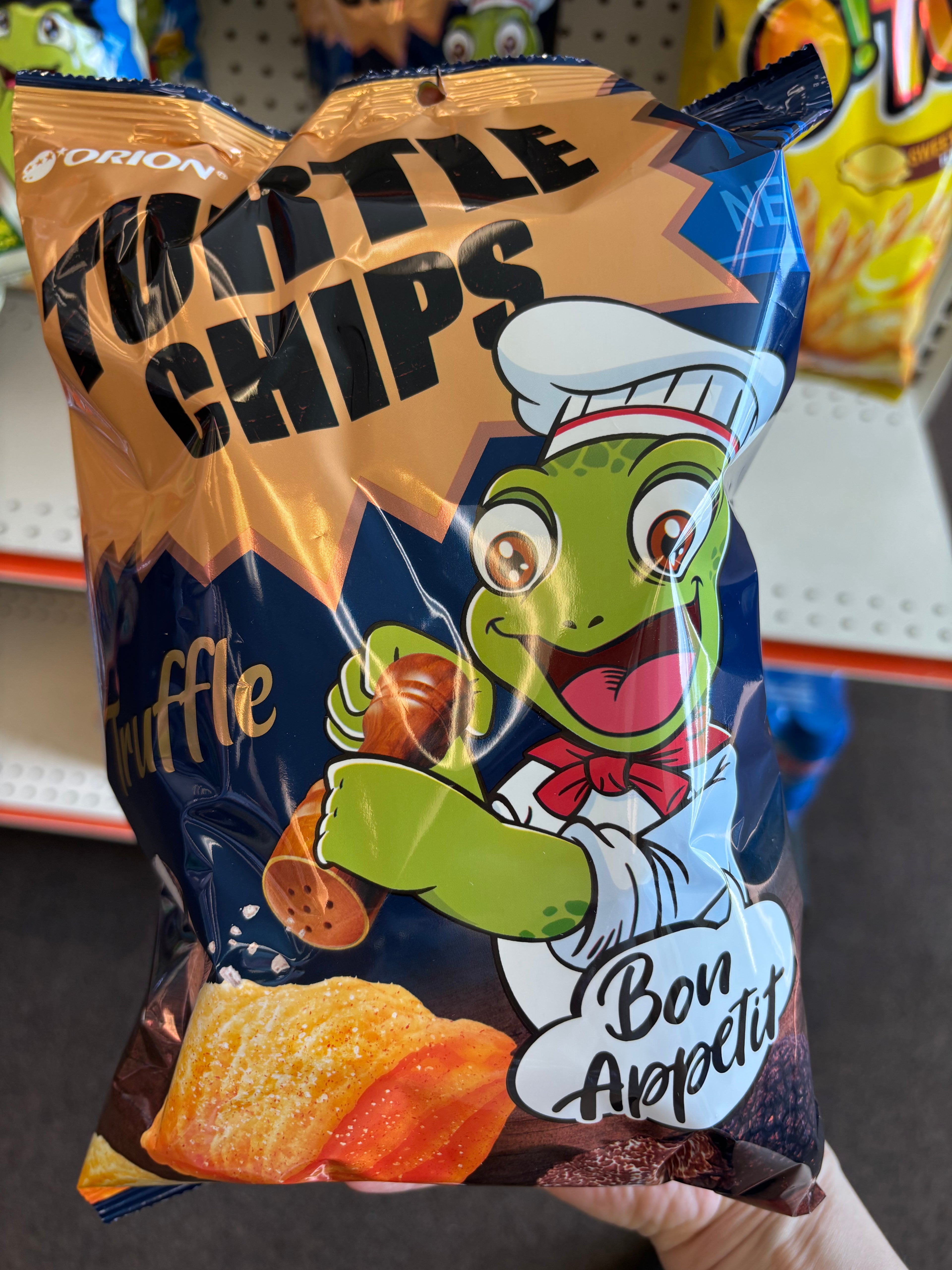 Turtle chips truffle
