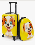 Emissary Kids Luggage with Wheels, Hardside Toddler Carry On Suitcase Set