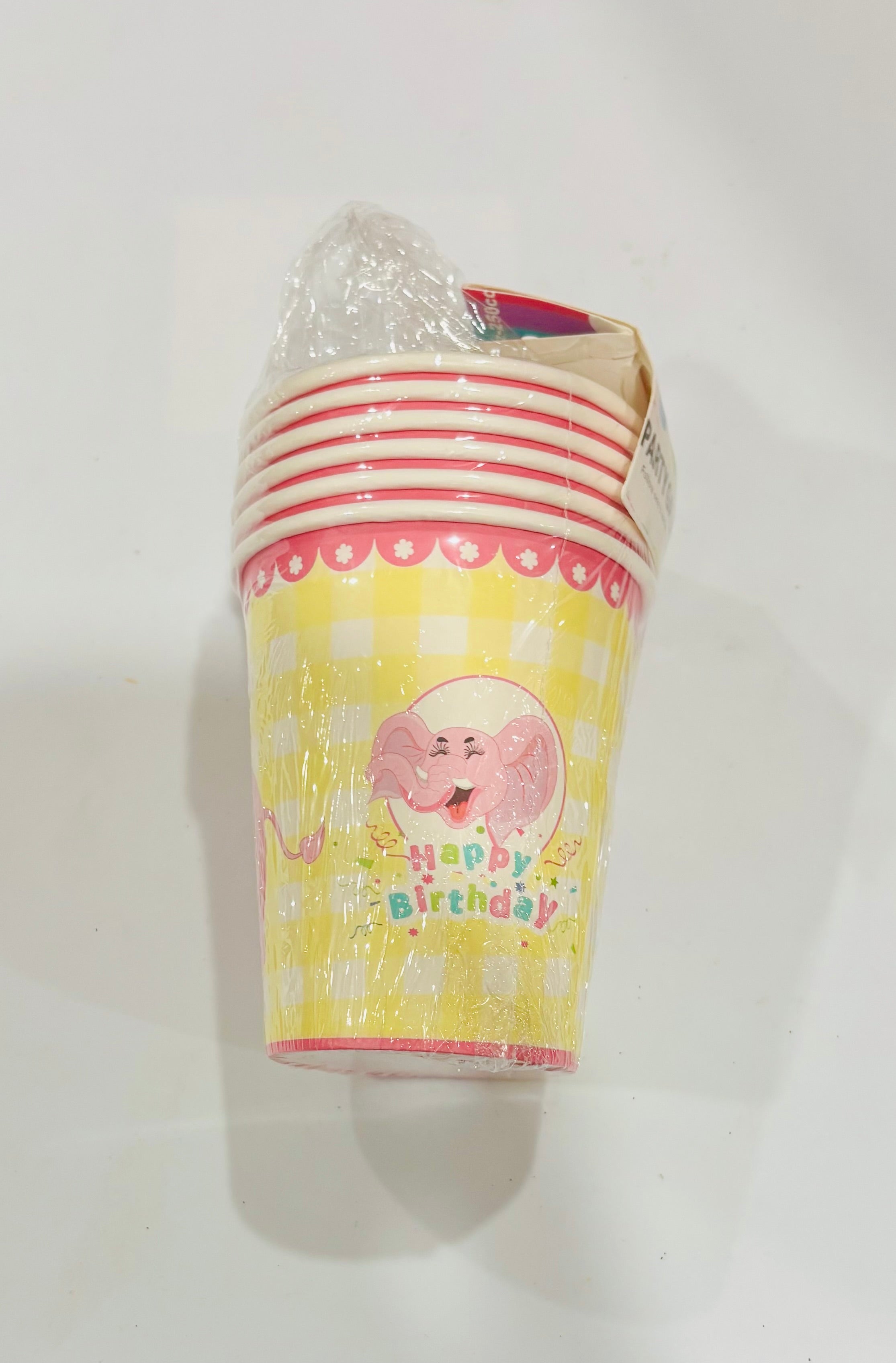 Birthday Paper Cups – Disposable Party Cups (9oz / 250cc, 6Pack)