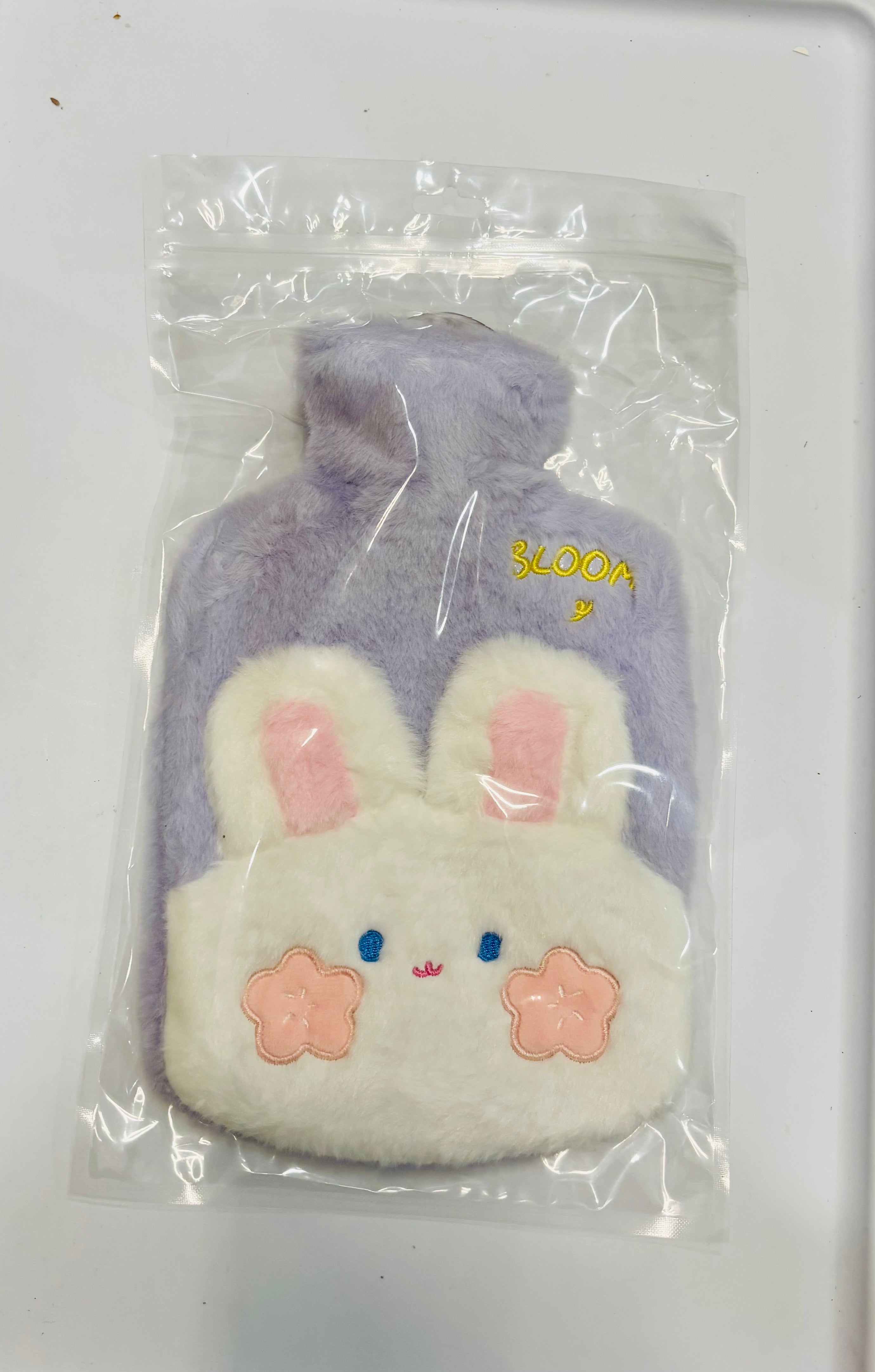 Cute Plush Hot Water Bottle – Bunny Heating Pad Hand Warmer