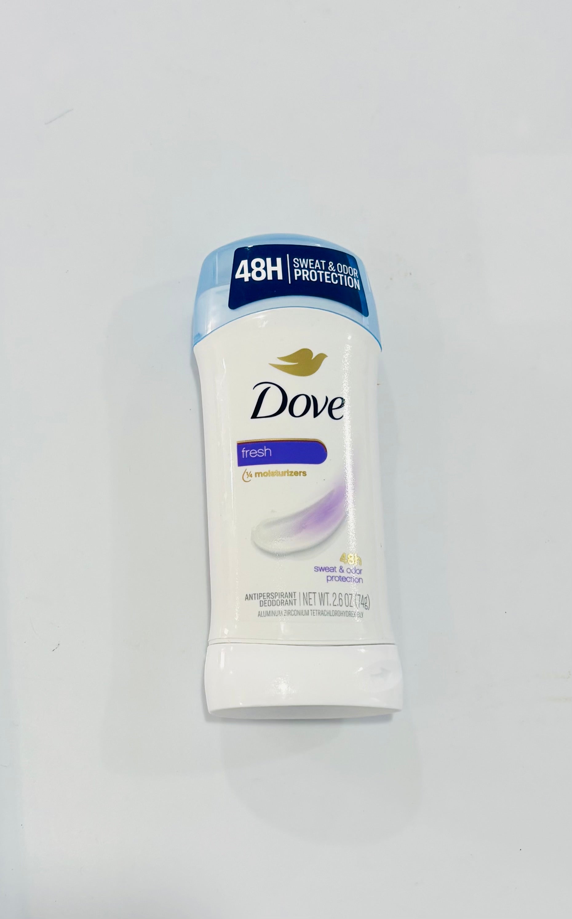 Dove Fresh Antiperspirant Deodorant Stick – 48H Sweat & Odor Protection – 2.6 oz