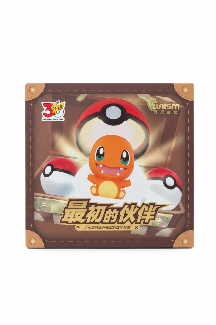 Pokémon 30th Anniversary Poké Ball Collectible Figure Set with Display Case