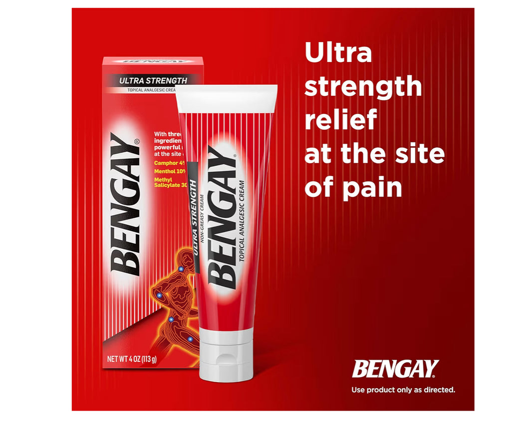 Bengay Ultra Strength Topical Pain Relief Cream