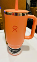 Hydro Flask Large Insulated Tumbler with Handle and Straw – Stainless Steel Travel Mug40oz