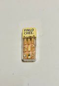 Press On Nails Set – Glossy Artificial Nails French Design Reusable Nail Tips