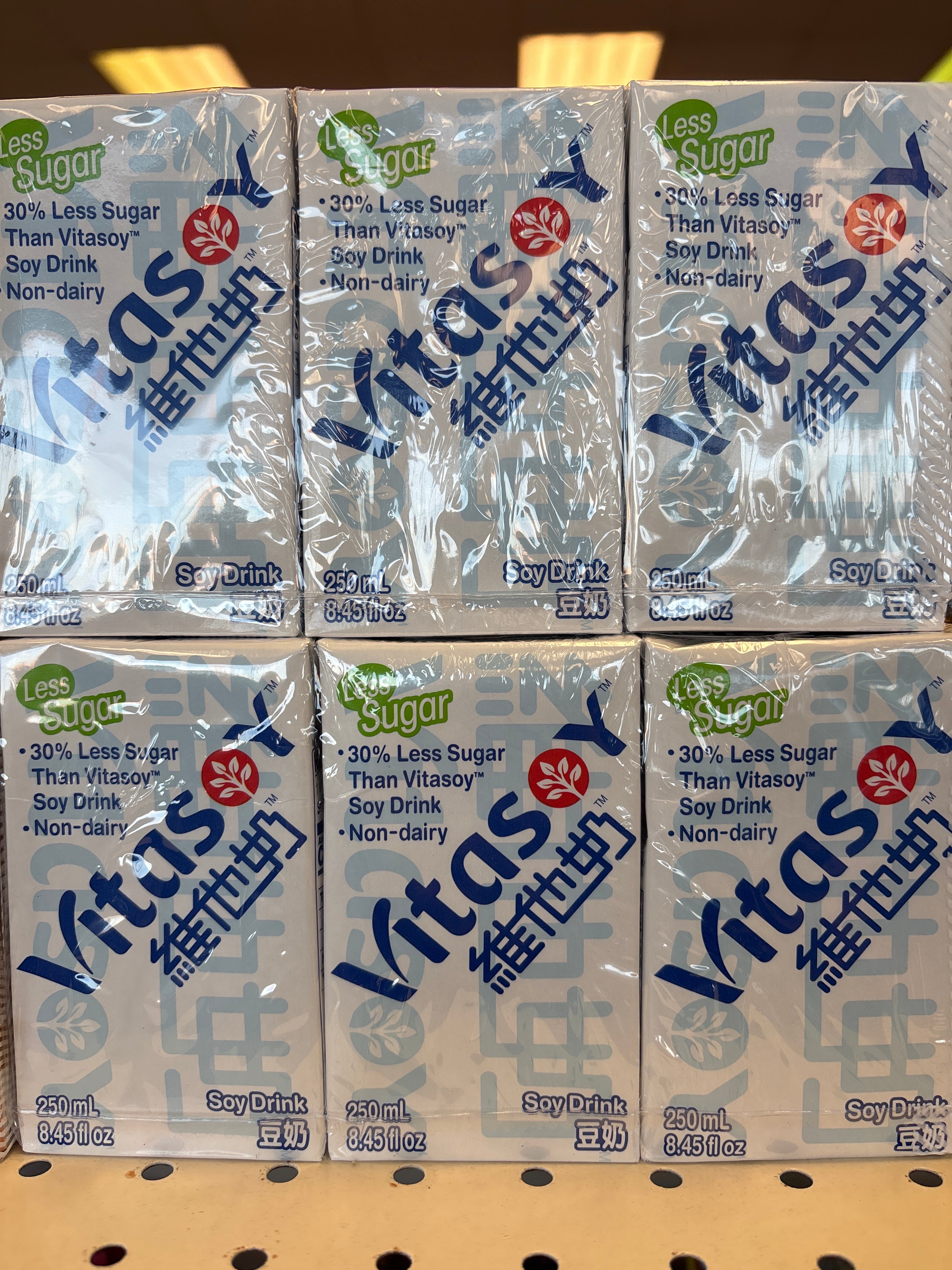 Vitasoy less sugar soy drink6 packs