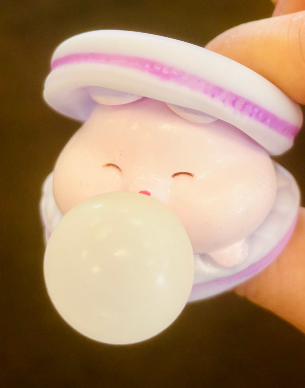 Cute Mochi Squishy Toy – Bubble Blowing Animal Stress Relief Toy (Kawaii Fidget Toy Gift)