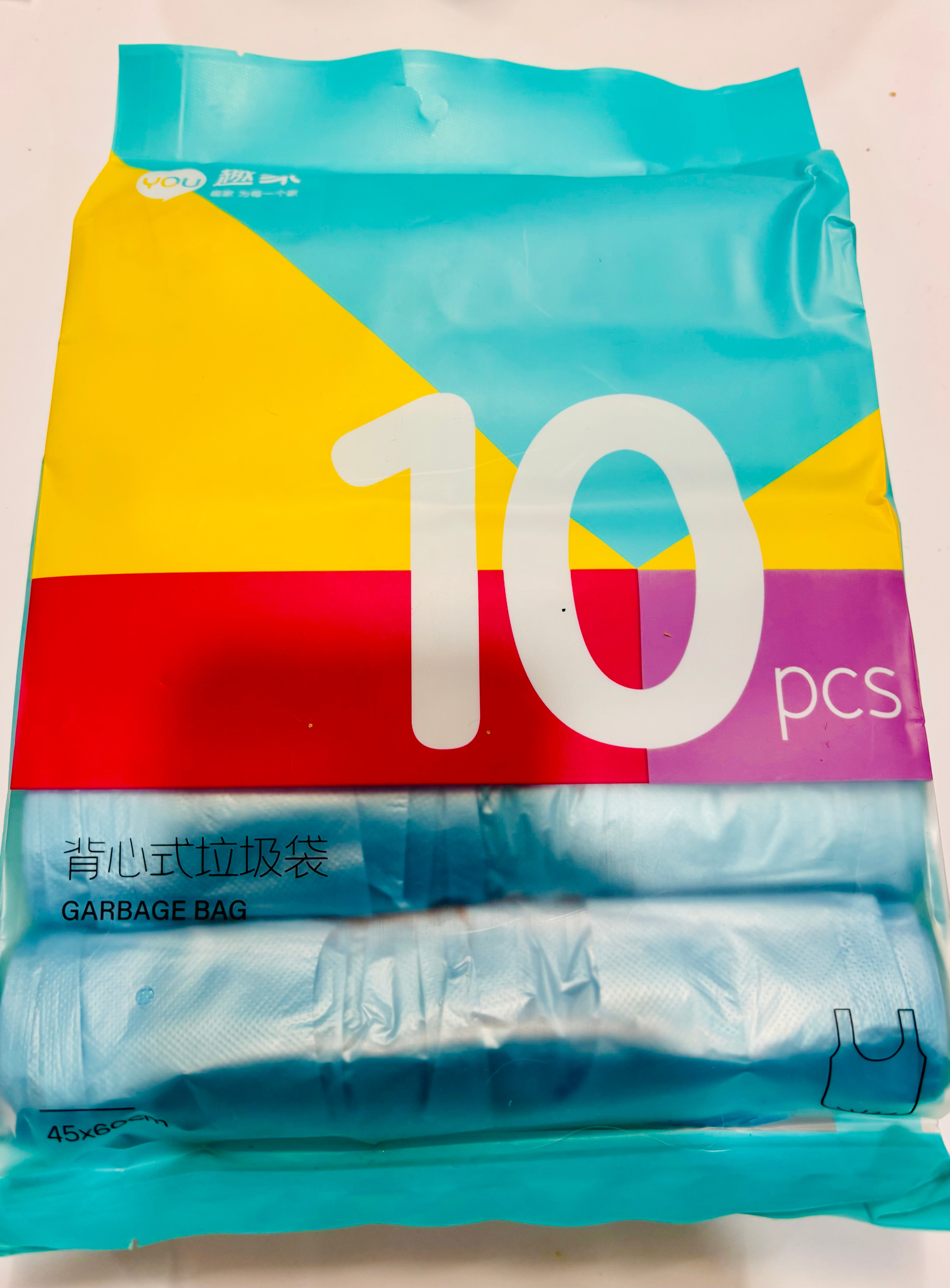 T-Shirt Style Garbage Bags 45×60cm – Household Trash Bags