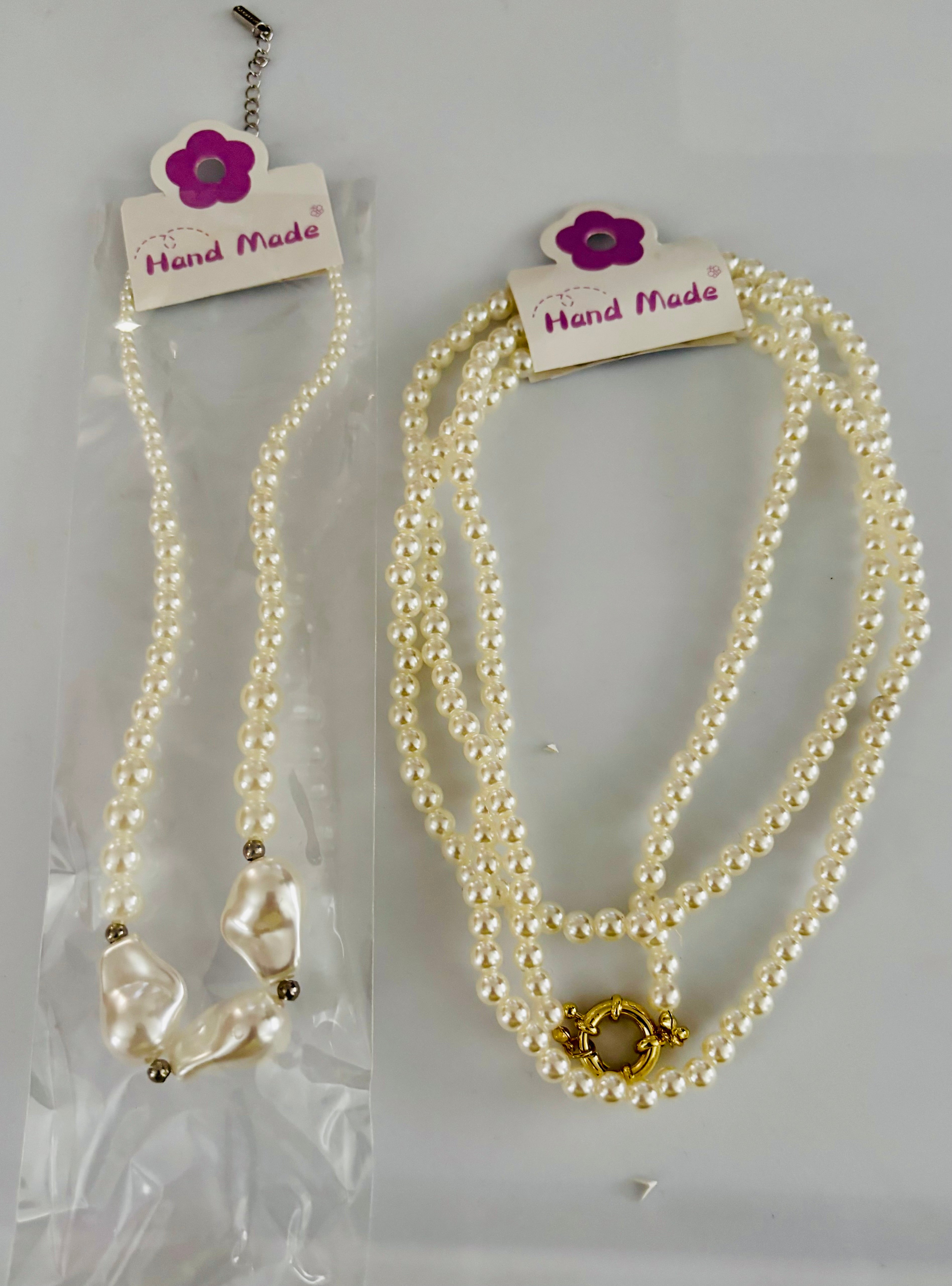 Pearl Necklace for Women – Elegant Fashion Beaded Necklace