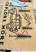 Welcome Door Mat – Decorative Entrance Floor Mat for Home or Apartment