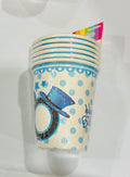 Birthday Paper Cups – Disposable Party Cups (9oz / 250cc, 6Pack)