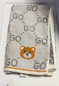 Cute Bear Bath Towel – Soft Double-Sided Embroidered Cotton Towel Bathroom Shower Towel