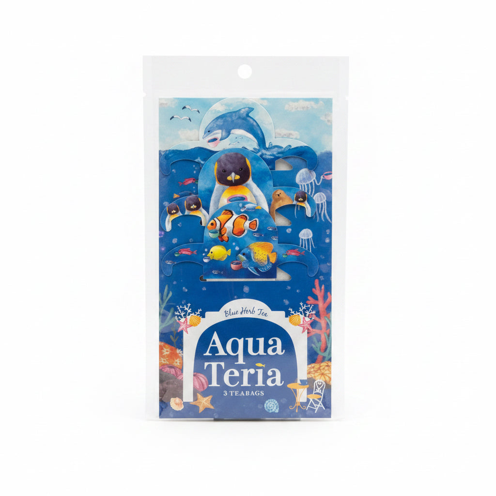 Aqua Teria Blue Herb Tea – Aquarium Animal Tea Bags, 3 Teabags