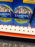 Tampax Pearl Super Tampons 10 Count – LeakGuard Protection, Unscented