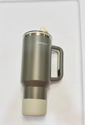 Silicanice Large Insulated Tumbler with Handle – Stainless Steel Travel Mug