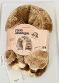 Cute Plush Neck Massager Pillow U Shape Travel Neck Massage Cushion Relaxation Gift