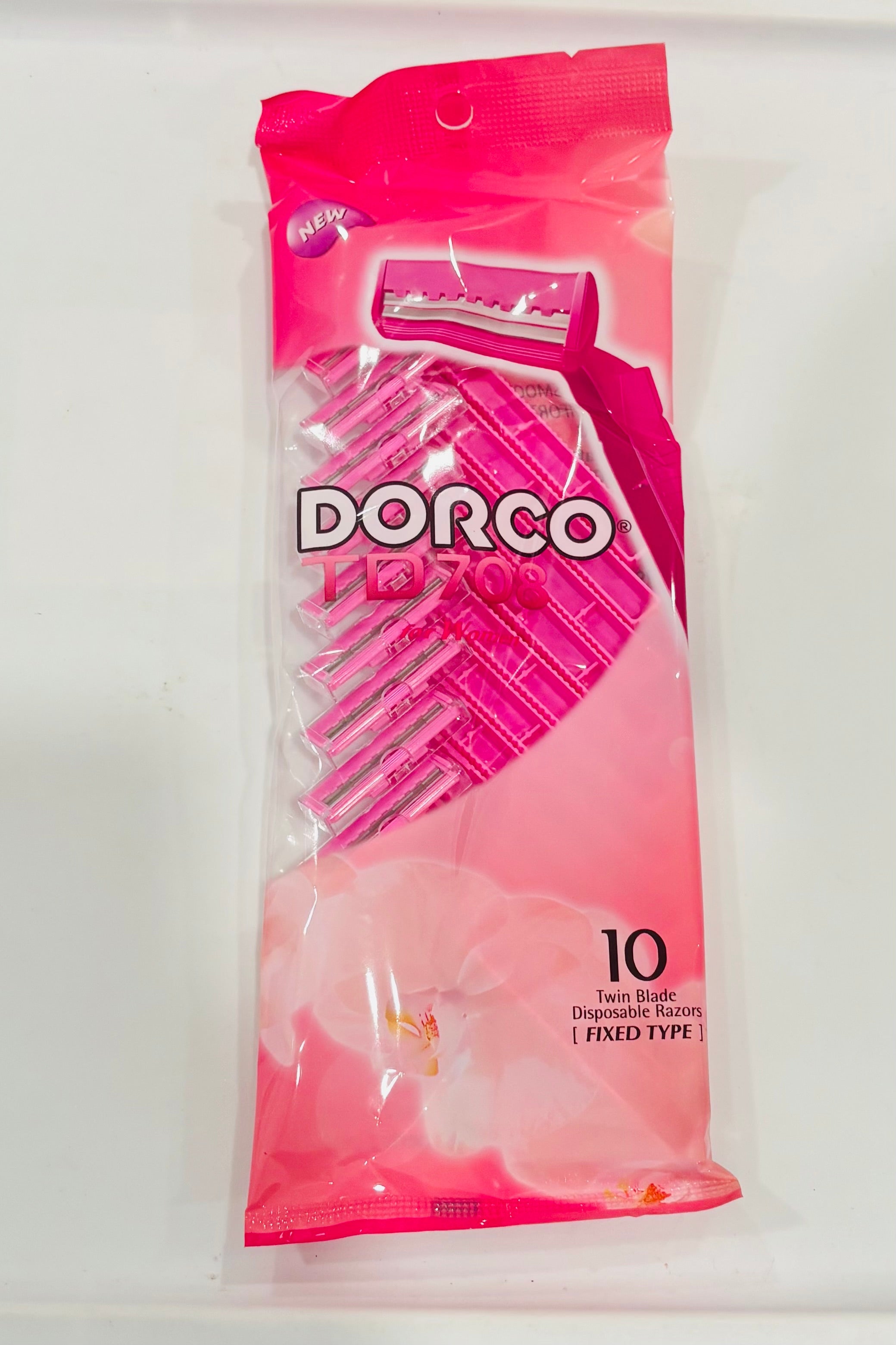 Twin Blade Disposable Razors (10 Pack) – Pink Edition Smooth Shave for Women