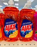 Ajax Ultra Dish Soap – Grease Cutting Dishwashing Liquid orange 828ml