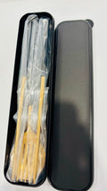Portable Utensil Set Travel Cutlery Chopsticks Spoon Fork Reusable Lunch Set with Case