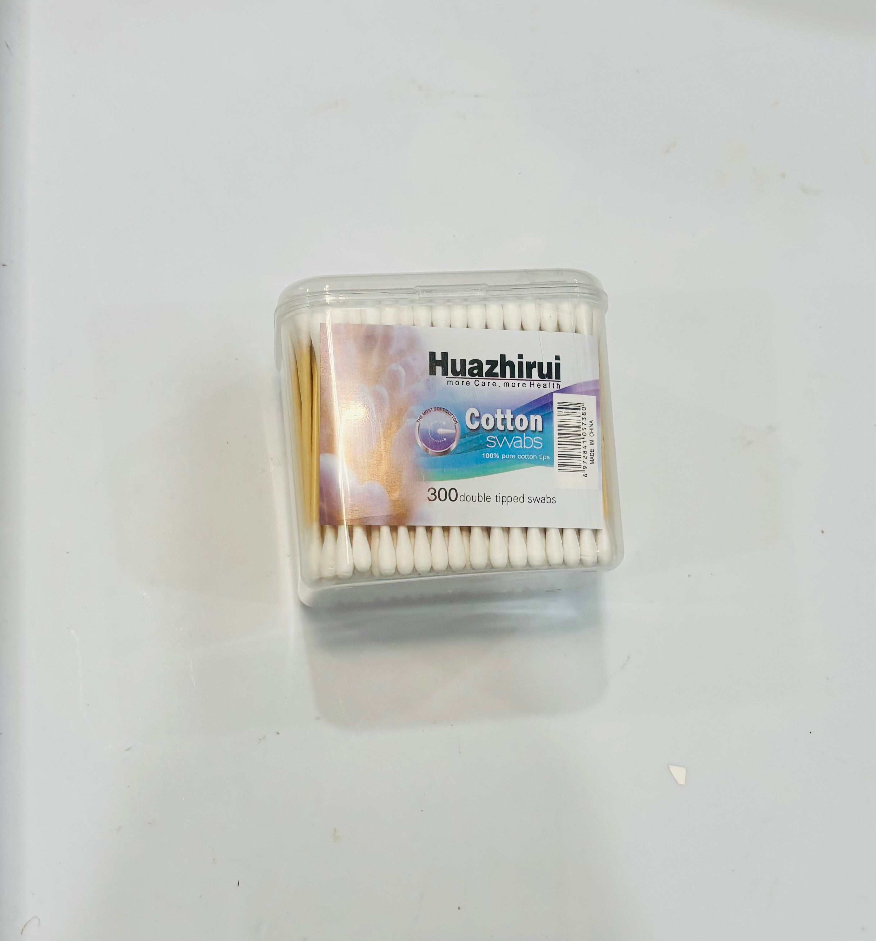 Cotton Swabs 300 Count – Double Tipped 100% Pure Cotton Q-Tips in Storage Case