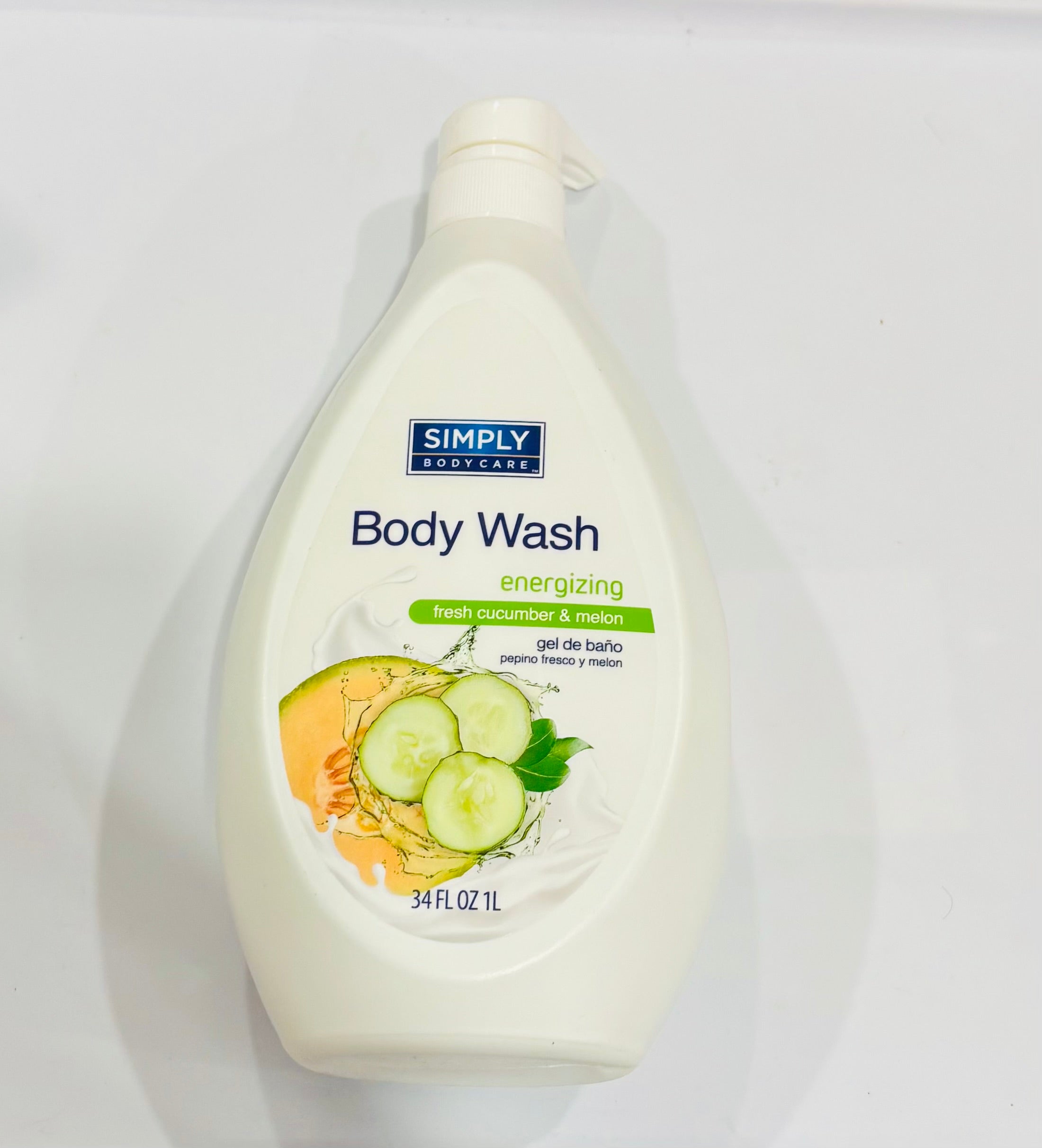 Body Wash 1L – Fresh Cucumber & Melon Scent Hydrating Daily Clean